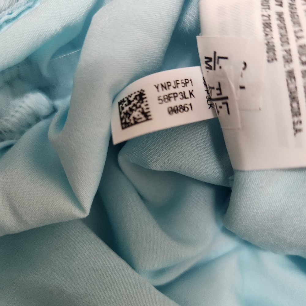 American Eagle Babydoll Romper Shorts Dress Womens Small Sky Blue Halter Beach - Picture 11 of 16